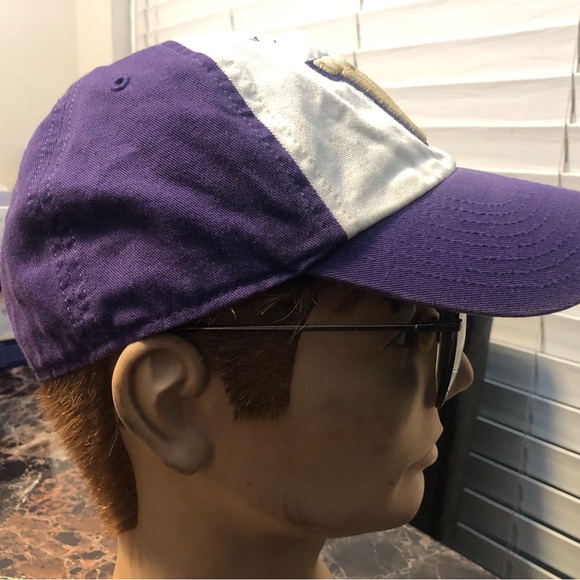 47 Brand NCAA Washington Huskies Men’s Purple White Caps Size Medium - Picture 5 of 11
